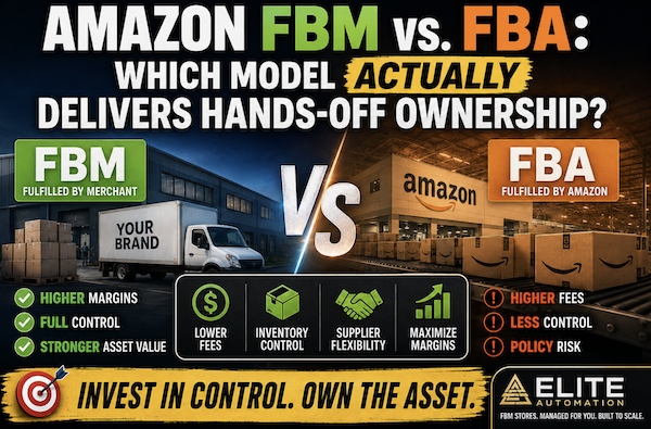 Amazon FBM vs. FBA: Which Model Actually Delivers Hands-Off Ownership?